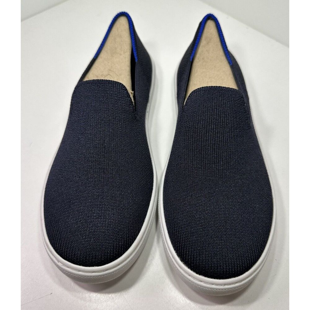 Rothy's The Original Slip‎ On Navy Blue KIDS Size 3 US Flats Sneaker